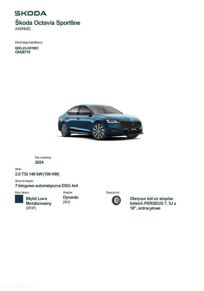 Skoda Octavia 2.0 TSI 4x4 Sportline DSG - 21