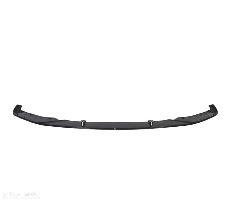 SPOILER LIP FRONTAL BMW G30 G31 17-19 LOOK M PRETO BRILHANTE​​ - 3