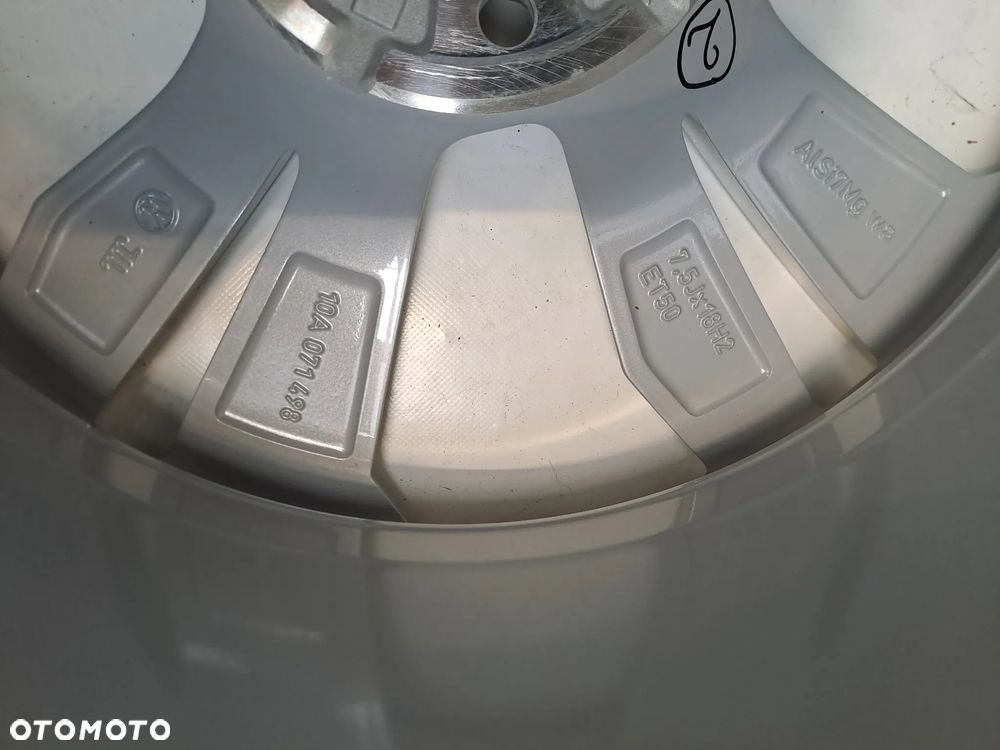 FELGI 5x112 7,5Jx18 CALI ET50 10A071498 VW TIGUAN TOURAN D3 D4 A TAKŻE Audi Seat Skoda DEMO Komplet - 8