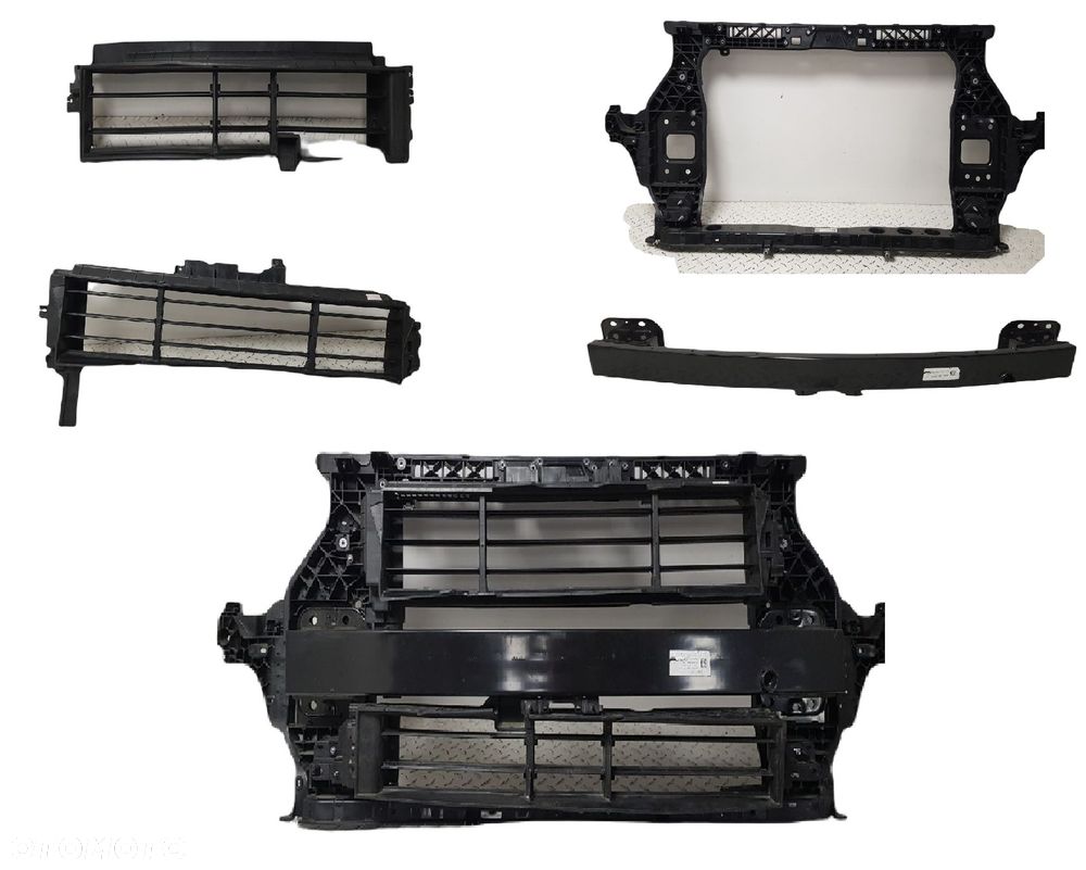 KOMPLET KIA SPORTAGE V N5Q 21-25 PAS PRZEDNI WZMOCNIENE PRZÓD BELKA 2X KIEROW POWIETRZA 64110-R2000 - 1