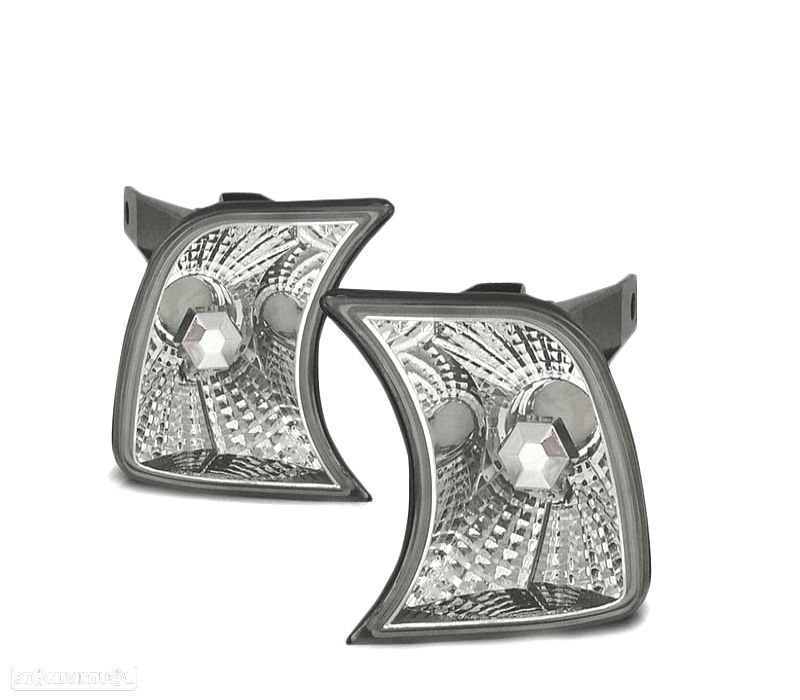 PISCAS FRONTAIS BMW E34 88-95 CHROME CROMADO - 1