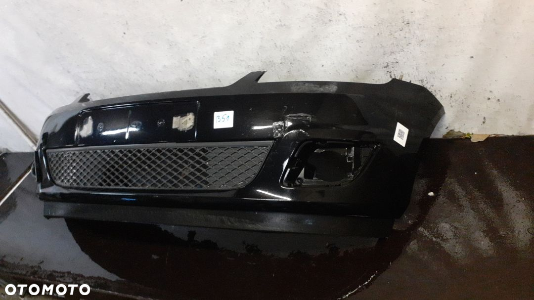 ^ ZDERZAK PRZÓD PRZEDNI FORD FIESTA MK.6 6 VI D2 CZARNY LIFT FL HALOGENY - 3