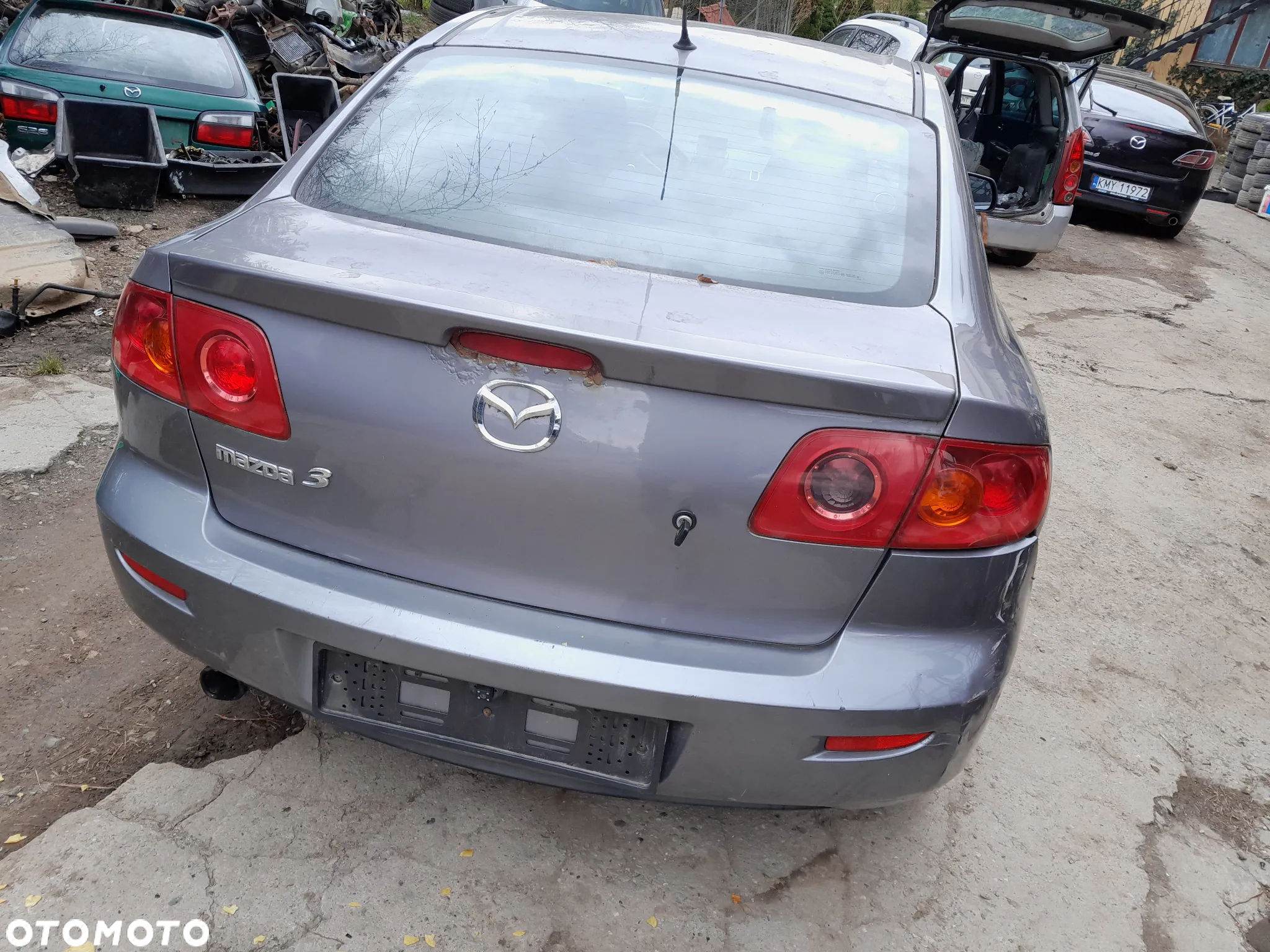 Mazda 3 03-09 BK Sedan zderzak tył tylny  w kolor 29Y - 2