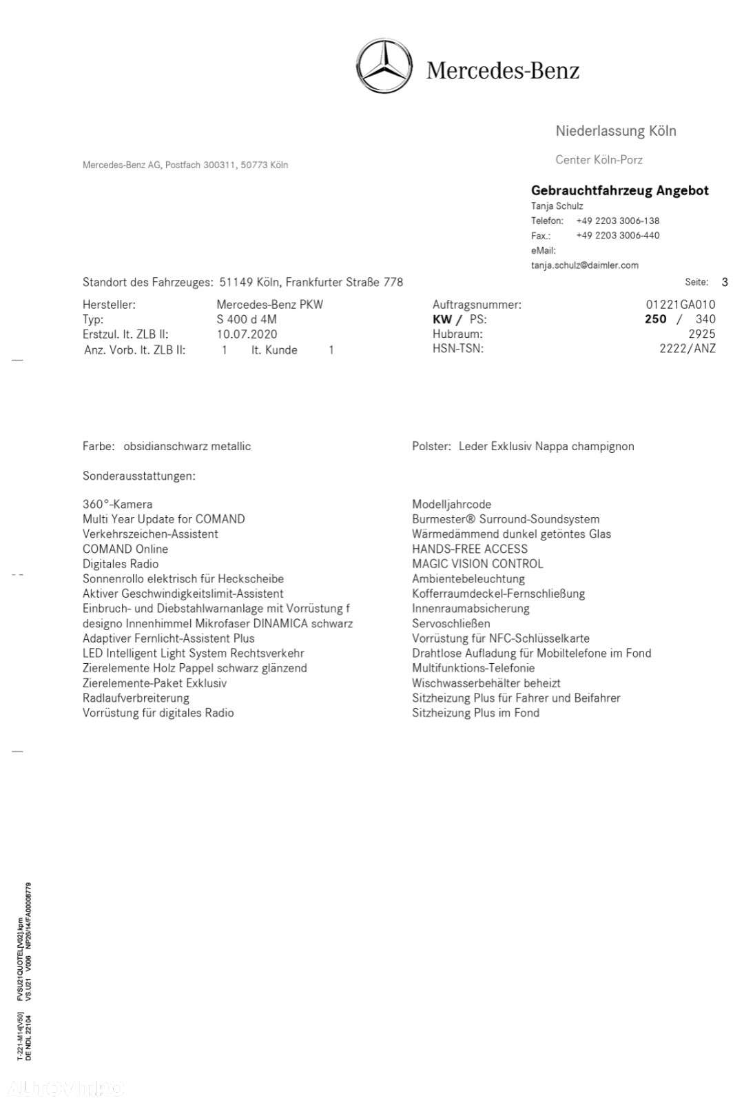 Mercedes-Benz S 400 d 4MATIC Long Aut - 27