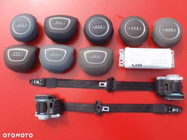 AUDI TT 8S R8 RS AIRBAG PODUSZKA POWIETRZNA KIEROWCY SKÓRA SKÓRZANA oryginalna NOWA NEW NEU NEV Raz2 - 2