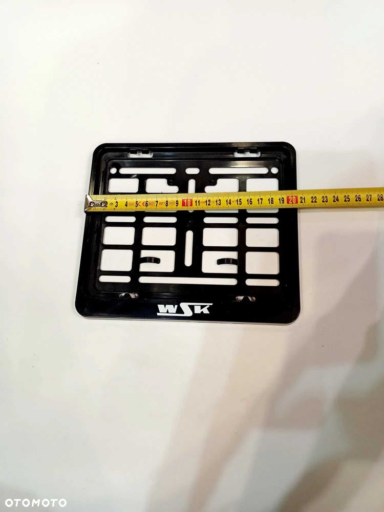 Motocyklowa Ramka do tablicy rejestracyjnej z nadrukiem WSK NR3 - 3