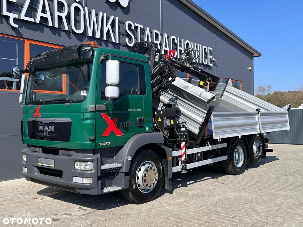 MAN MAN TGM TGS TGX 26.340 // E5// 6x2 6x4 //WYWROTKA 3-S / HIAB XS 122 HIDUO // KIPPER // KRAN // KRANE - 12