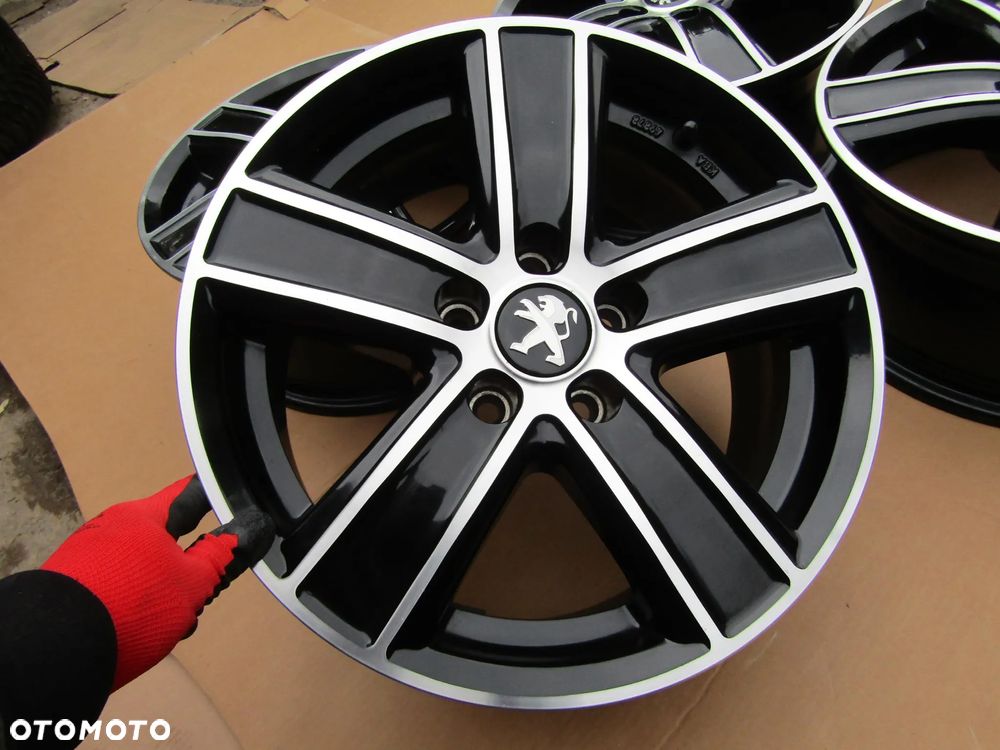 4x Felgi Aluminiowe 16 Citroen Jumpy IV Berlingo III C4 II Picasso Peugeot Expert Partner III Rifter 407 308 508 Toyota Proace 7 j 5x108 ET37 WZMACNIANE - 16