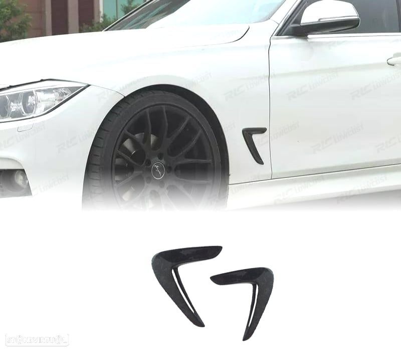 ENTRADAS DE AR LATERAIS BMW F32 F33 F36 13-18 CARBONO FORJADO - 1