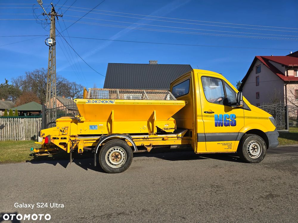 Mercedes-Benz Sprinter 313 CDi piaskarka solarka Econ Schmidt Oryginalna Zabudowa Hydraulika - 1