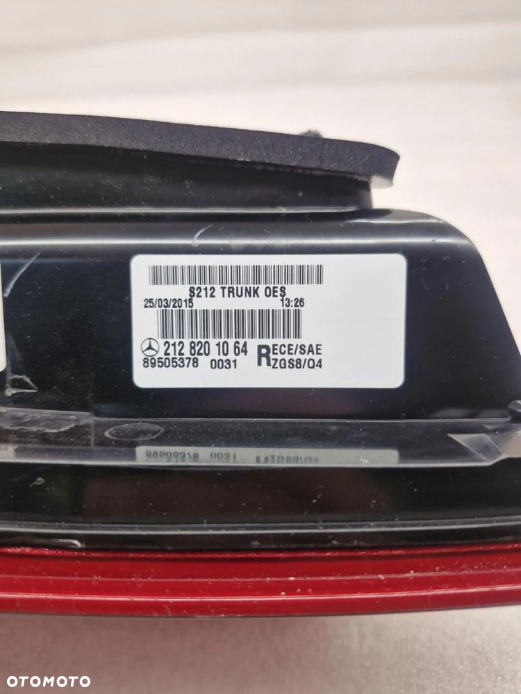 MERCEDES E-KLASA W212 KOMBI LAMPA PRAWA TYŁ KOMPLET A2128203864/A2128201064 - 16