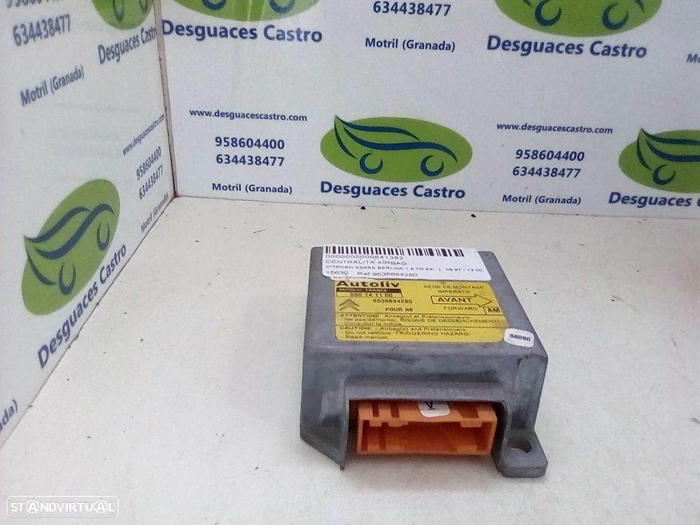 CENTRALINA AIRBAG CITROEN XSARA 1999 -9636894280 - 4