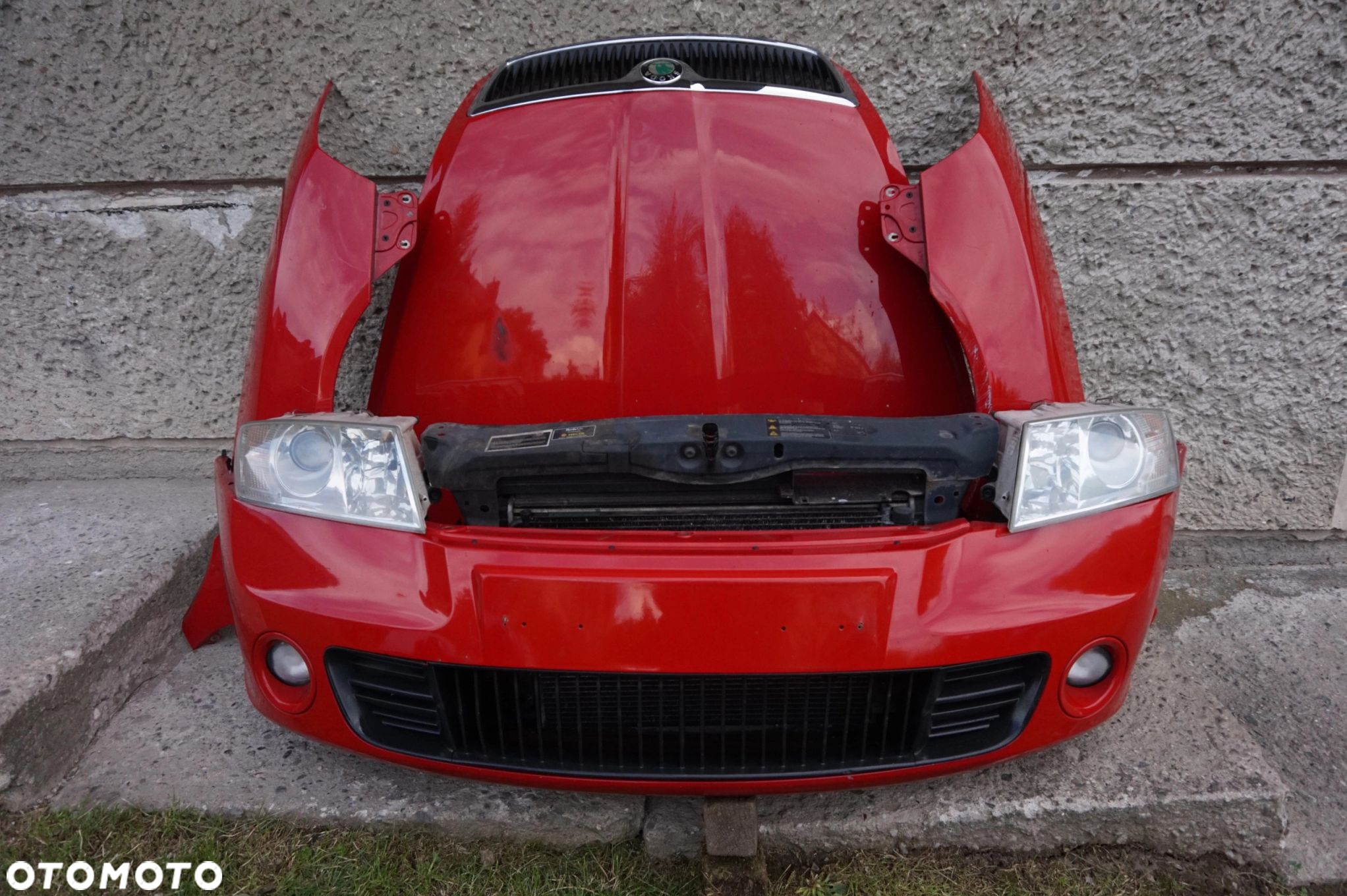 ZDERZAK MASKA BŁOTNIK KOMPLETNY PRZÓD OCTAVIA II VRS 04/08r - 3