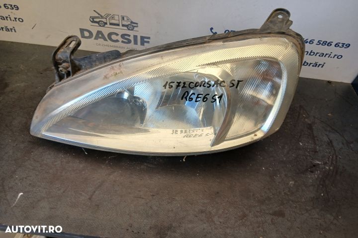 Far stanga Opel Corsa C [2000 - 2003] Hatchback 3-usi 1.2 MT (75 hp) - 2