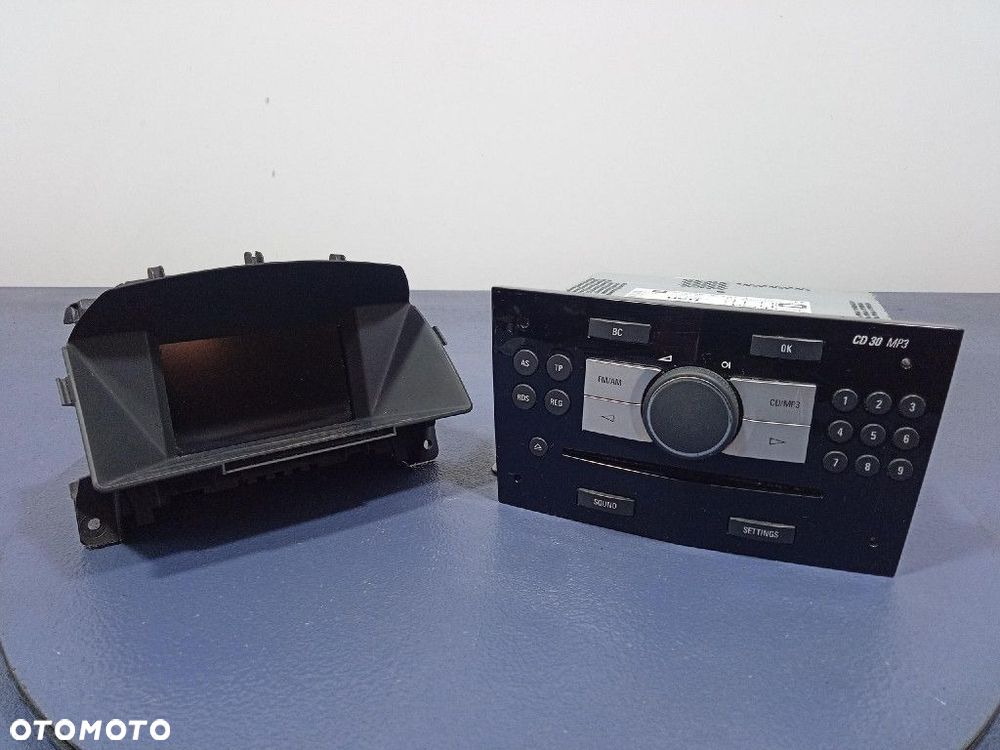 OPEL ZAFIRA B LIFT 08- RADIO FABRYCZNE CD30 MP3 WYŚWIETLACZ 13357123 - 1