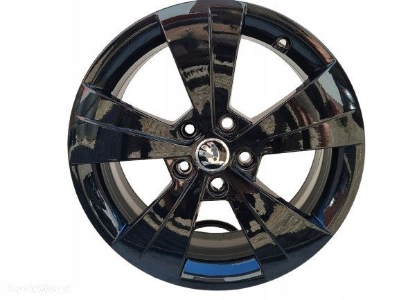 SKODA Super Felgi Alu 5x112 17 3V0 Czarny połysk - 1