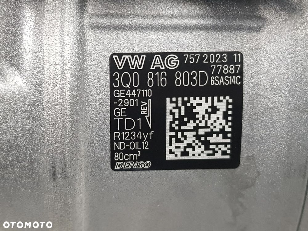 NOWA ORYGINALNA Sprężarka klimatyzacji Passat B8 Golf VIII 2.0 TDI - 11