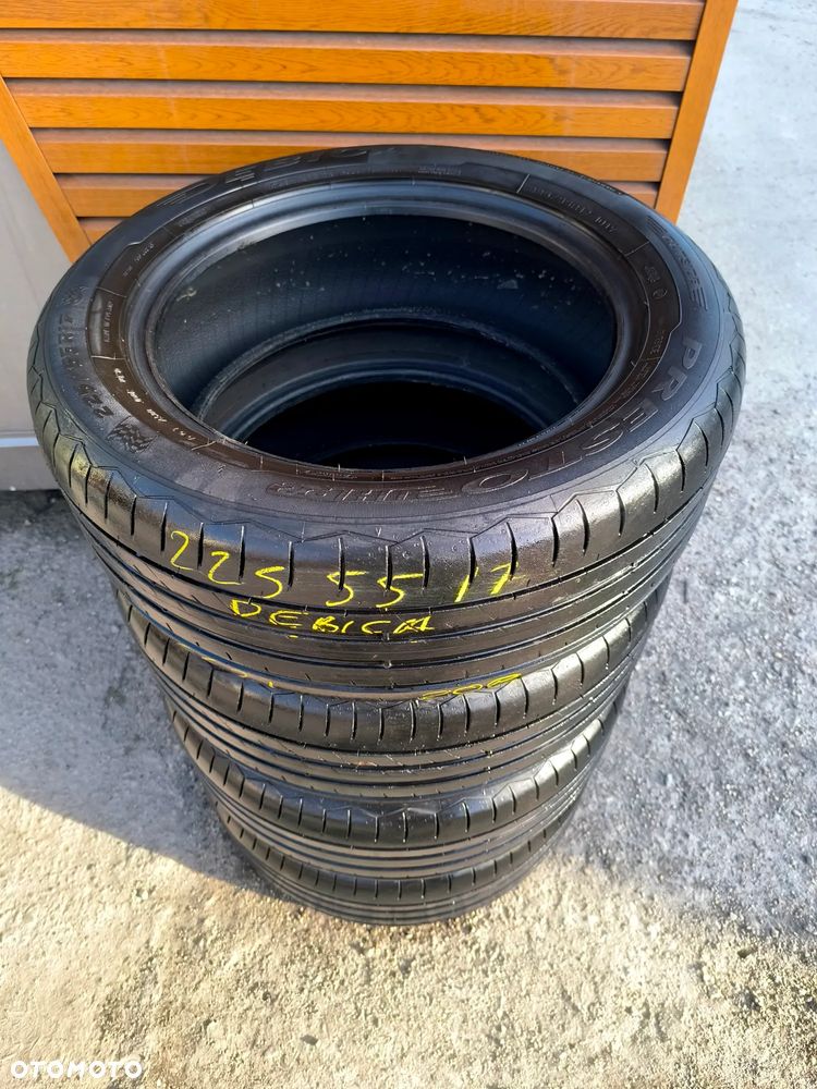 225/55R17 101Y Opony Letnie Lato DĘBICA PRESTO HP2 4,5-5mm Legnica ALU-RAD 21r. 225/55 - 7