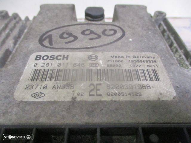 Centralina 8200391966  0281011646  8200514129 NISSAN PRIMERA P12 2006 1.9DCI 120CV 5P CINZA BOSCH - 4