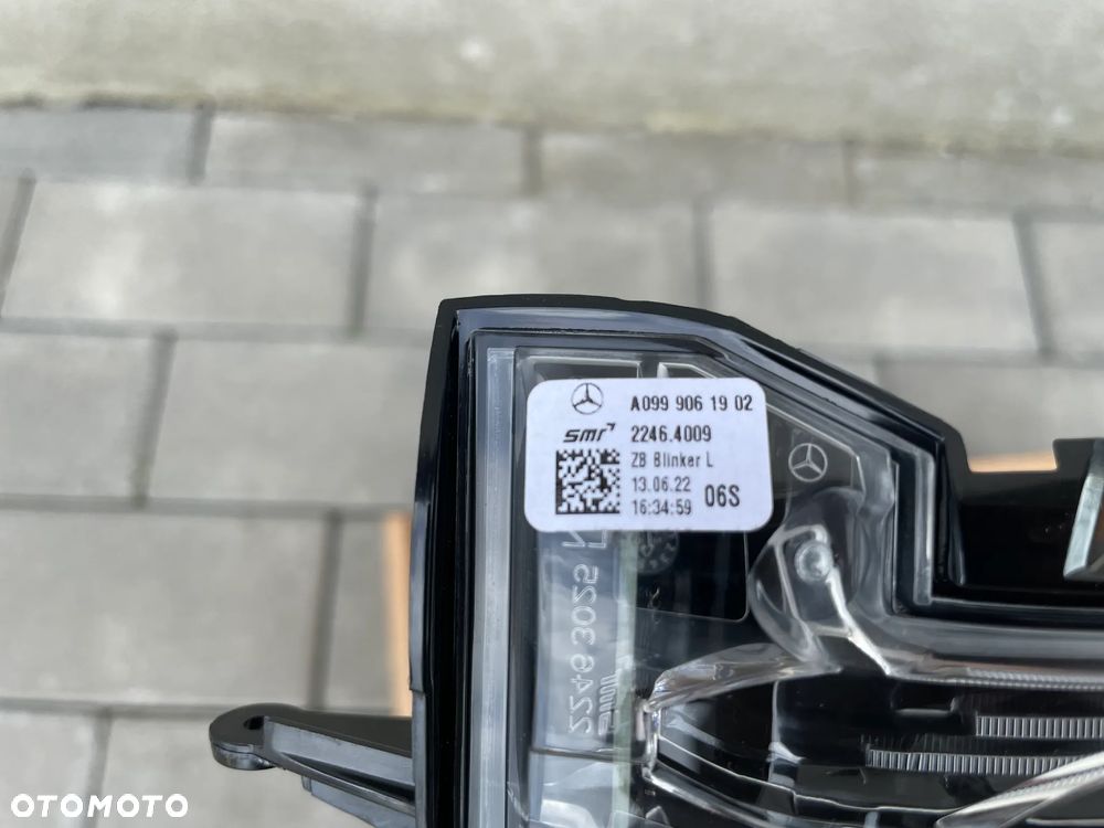 KIERUNKOWSKAZ LUSTERKA LEWEGO MERCEDES A-KLASA W177, CLA C118, SL R232 - NOWY ORYGINALNY - 3