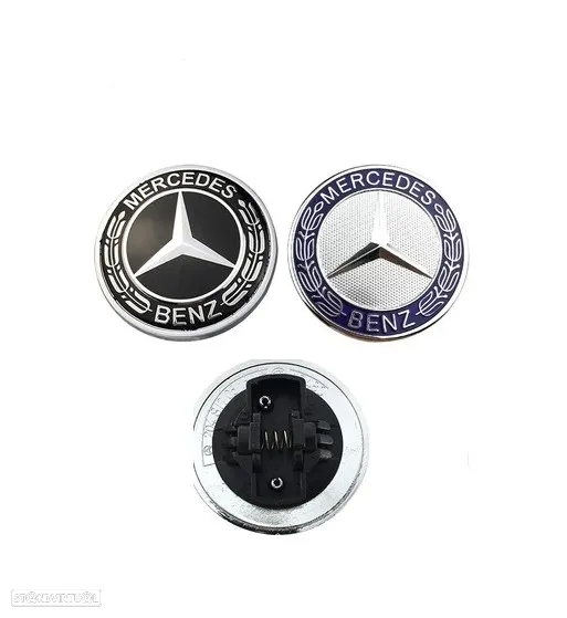 Emblema Símbolo capô ou bagageira Mercedes Benz - 7