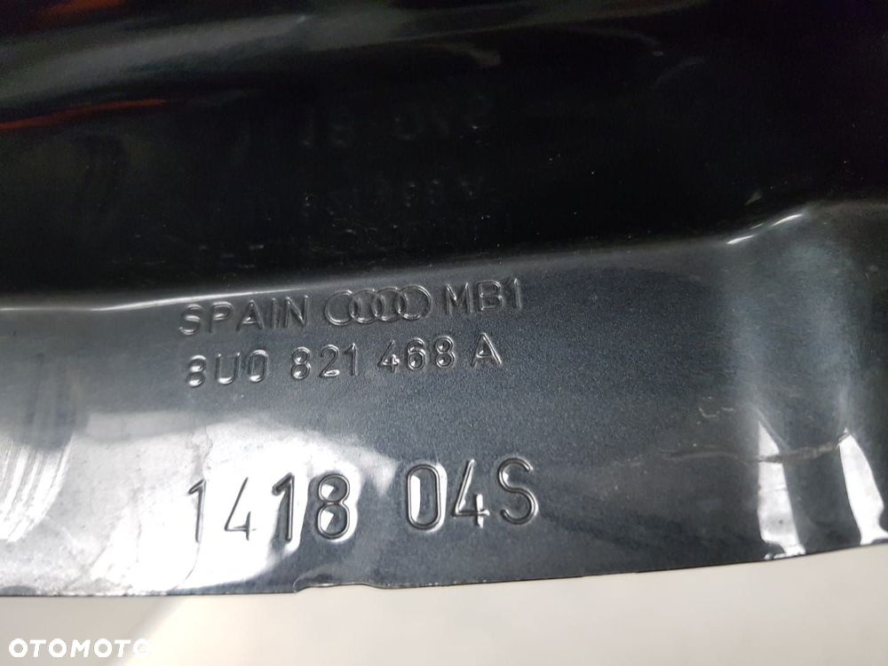 AUDI Q3 8U0 11-18 BŁOTNIK PRAWY PRZÓD PRZEDNI CZARNY 8U0821468A PRAWA - 6