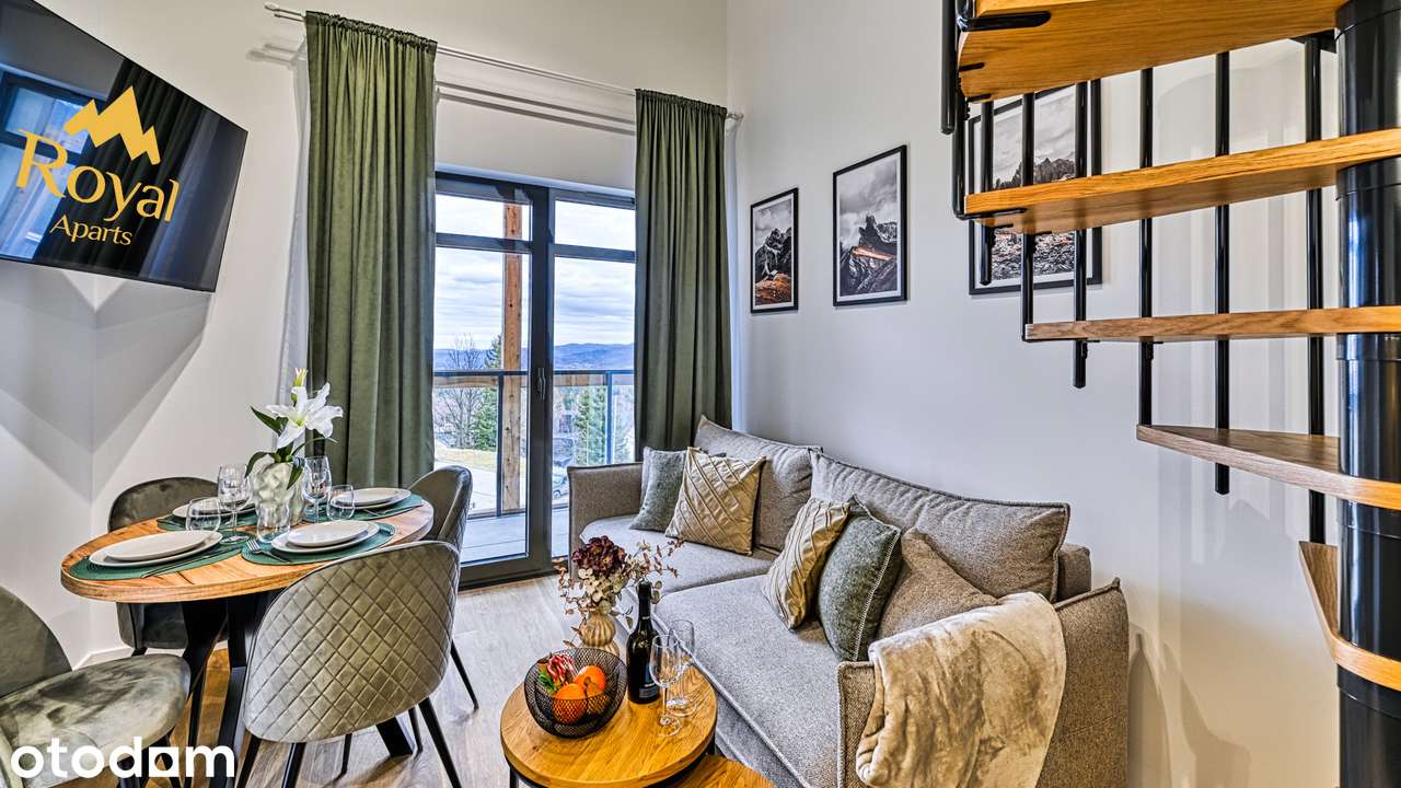Widokowy apartament z antresolą i widokiem na Karkonosze