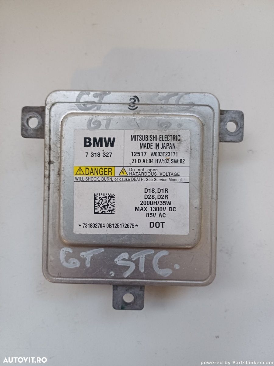 Balast Xenon BMW 7 V (F01, F02, F03, F04) [ 2008 - 2015 ], BMW 1 II (F20) [ 2010 - > ] OEM 7318327 - 1