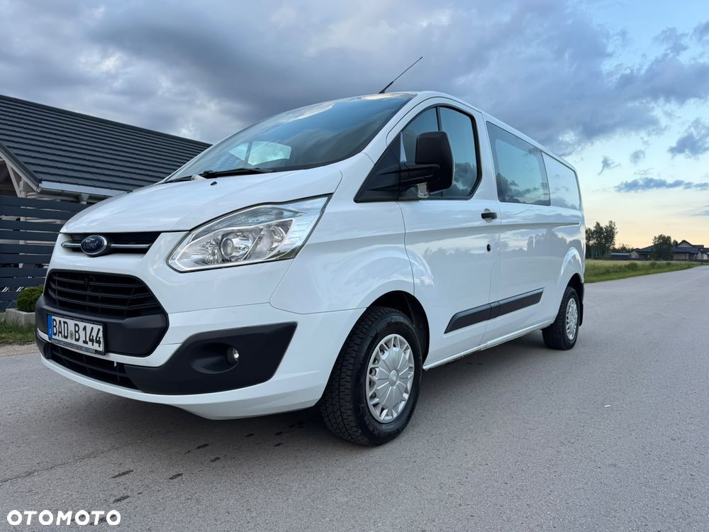 Ford TRANSIT CUSTOM LONG L2H1 Klima Elektryka Dubel Kabina 6os. Tempomat Brygadówka Serwis - 24