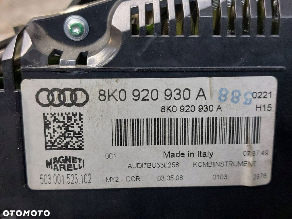 ZESTAW STARTOWY AUDI A4 B8 1.8 TFSI 8K1907115A 8K0909131C 8K0920930A - 11