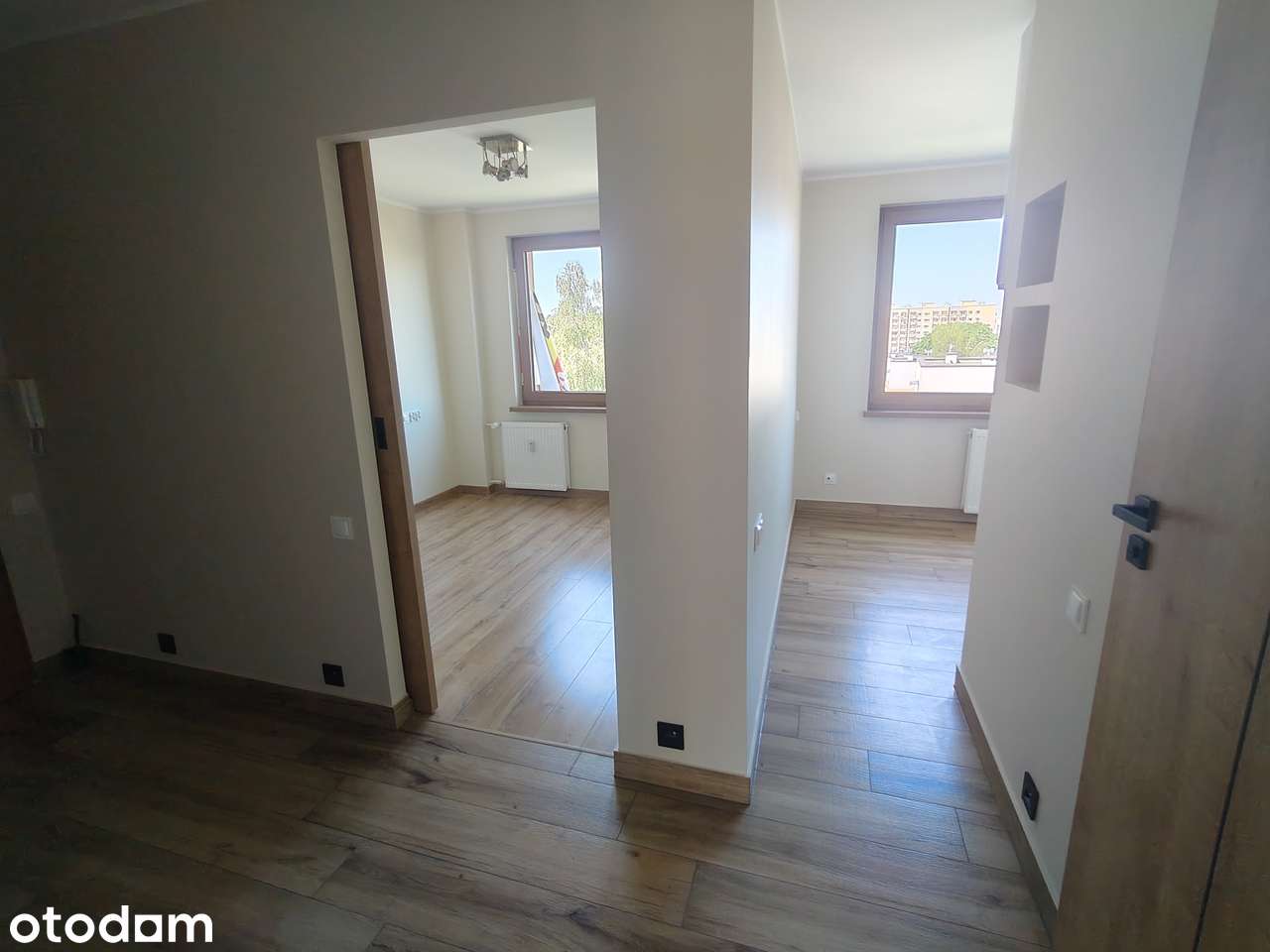 Mieszkanie Premium Park Staszica Klimatyzacja z Salonu Widok na Las