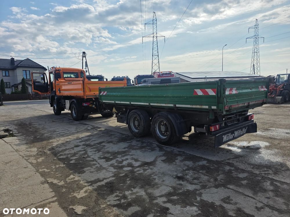 MAN TGS 18-320 4x4 Pelne Blokady z Możliwość z Przyczepa Tandem Wywrotka Niskopodwoziowa 18000 kg - 5