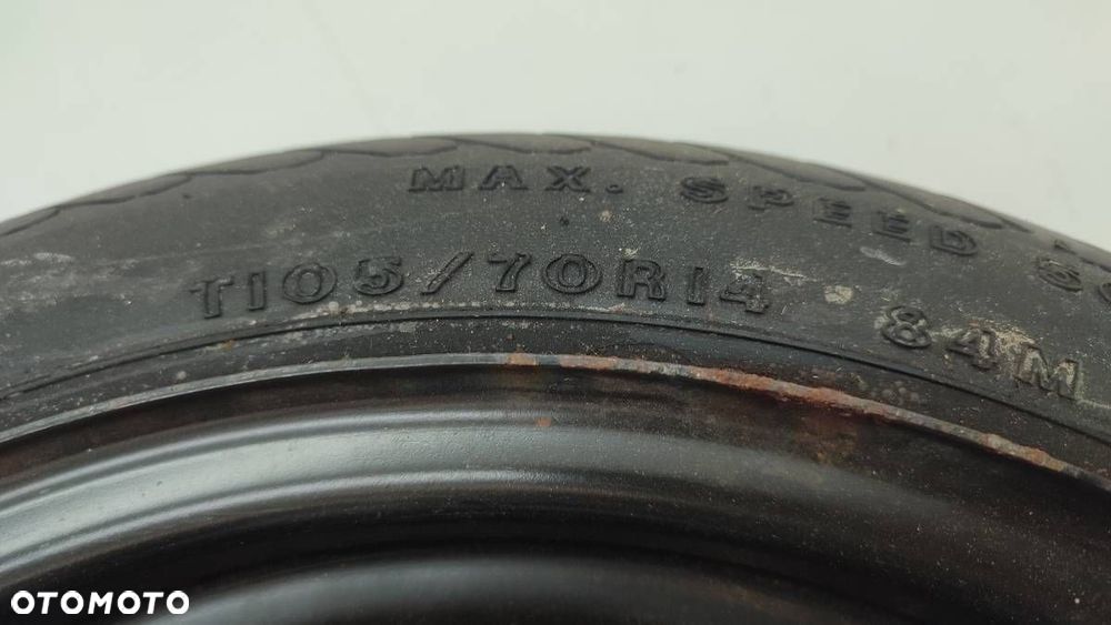 DOJAZDÓWKA KOŁO ZAPASOWE MICRA K12 4X100 105/70R14 14 - 3