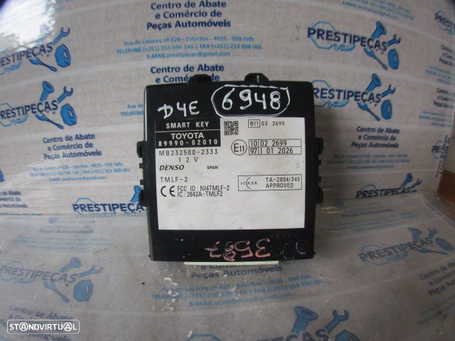 Modulo 8999002010 TOYOTA AURIS 1 FASE 1 2007 1.6I 125CV 5P PRETO Módulo Fecho Central - 1