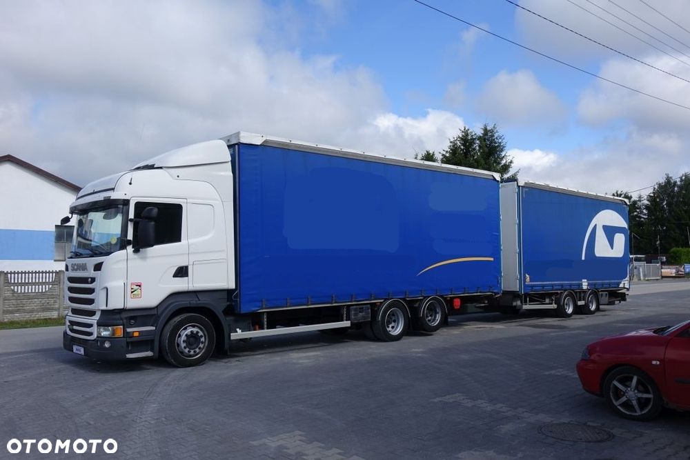 Scania R440 PDE / TANDEM / ZESTAW PRZESTRZENNY 120m3 / MEGA / PRZEJAZDOWY / FIRANKA / EURO 5 EEV / AUTOMAT / RETARDER / OŚ PODNOSZONA - 1