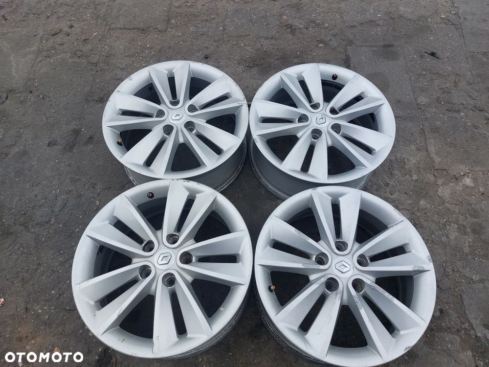 RENAULT SCENIC III MEGANE III FELGI ALUFELGI R17 7.5J ET49 5X114.3 OE RENAULT 403000066R PROSTE! - 1