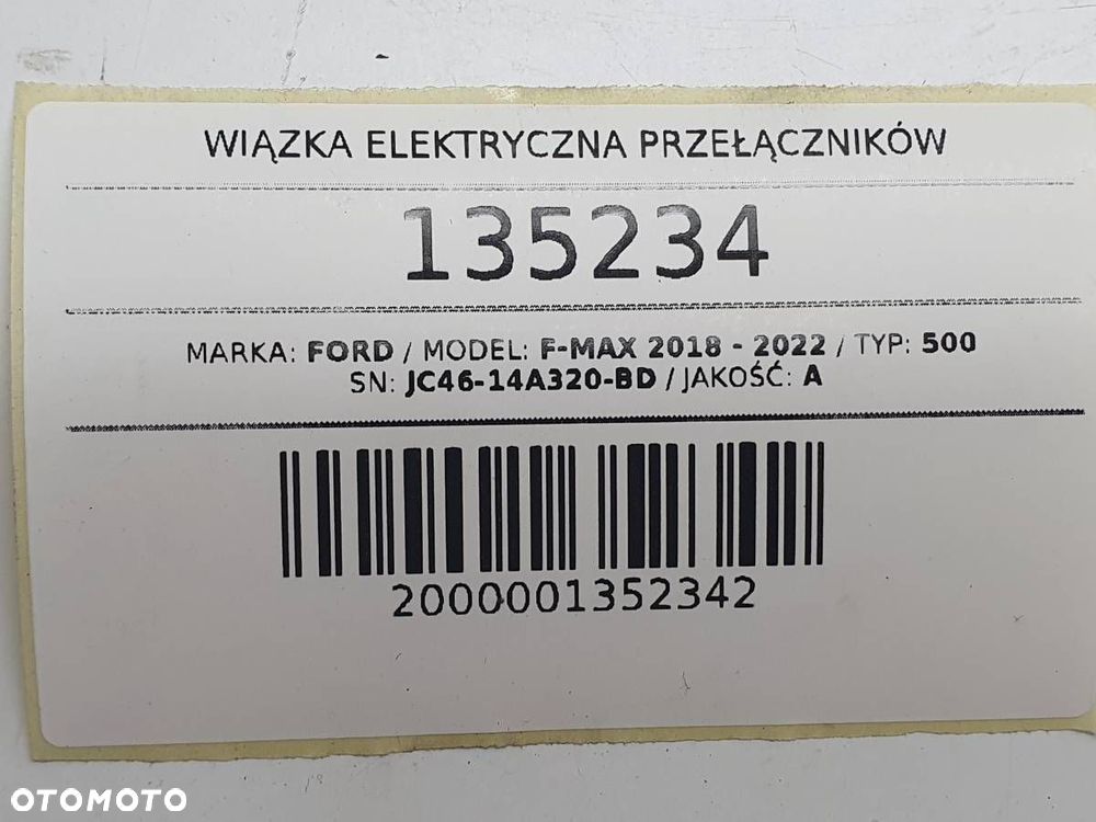 WIĄZKA ELEKTRYCZNA PRZEŁĄCZNIKÓW F-MAX 500 EURO 6 JC46-14A320-BD EUROPA - 6