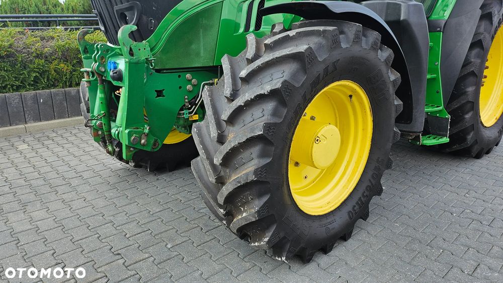 John Deere JD 6210R, 50 km/h, pneumatyka, TUZ, autentyczny przebieg - 5