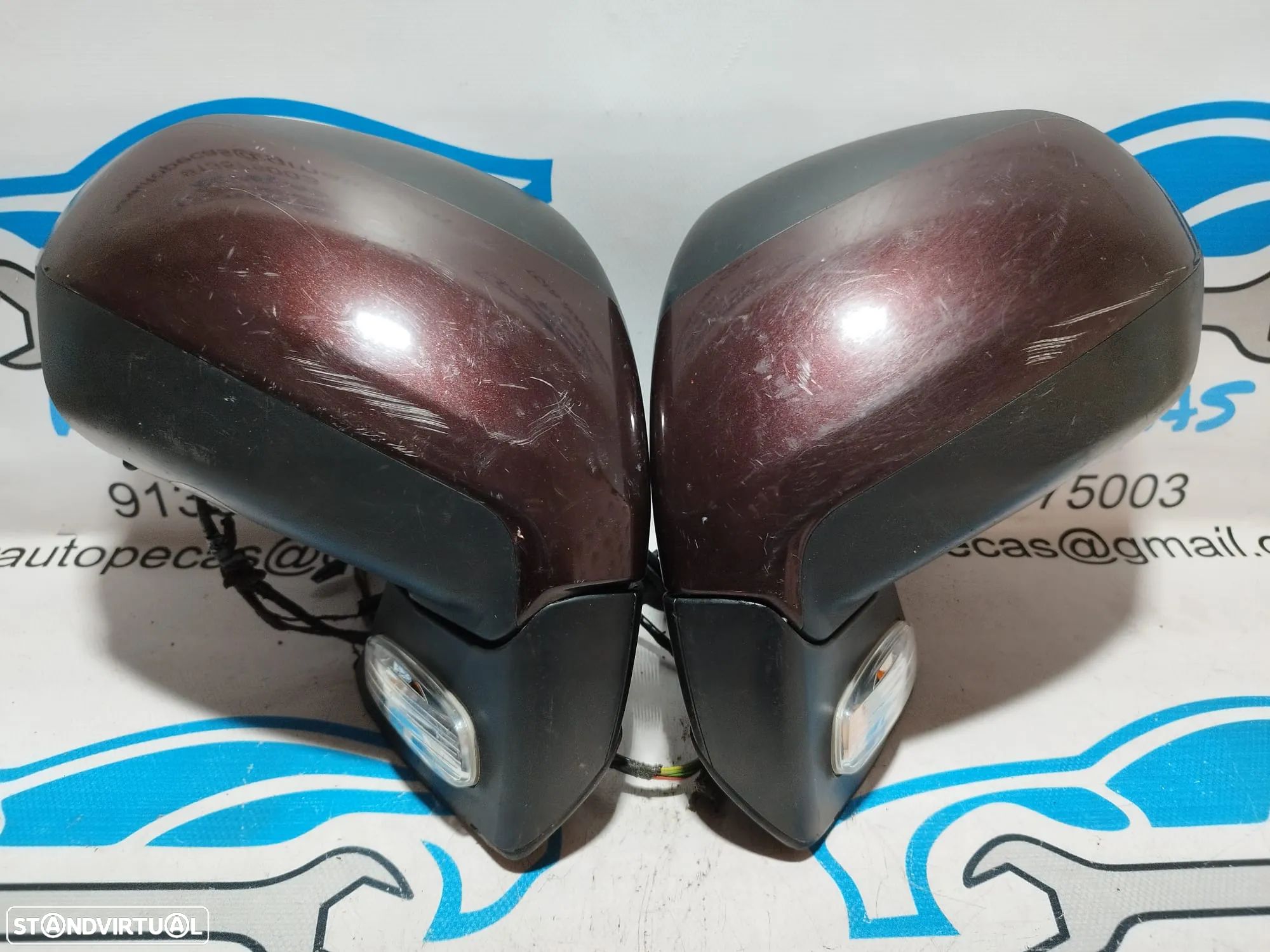 ESPELHO RETROVISOR ESQUERDO DIREITO CITROEN C4 PICASSO I 1 MK1 96819905XT 96819905 96819904XT 96819904 ELETRICO AQUECIDO ESPELHOS RETROVISORES - 1