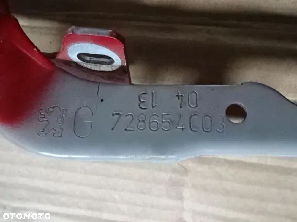 PEUGEOT 208 I 12-19 ZAWIAS MASKI KOMPLET - 3