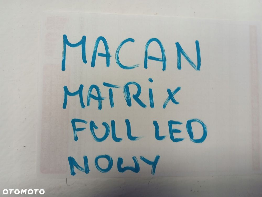 LAMPA LEWA FULL LED MACAN 95B941015AA MATRIX NOWA - 6