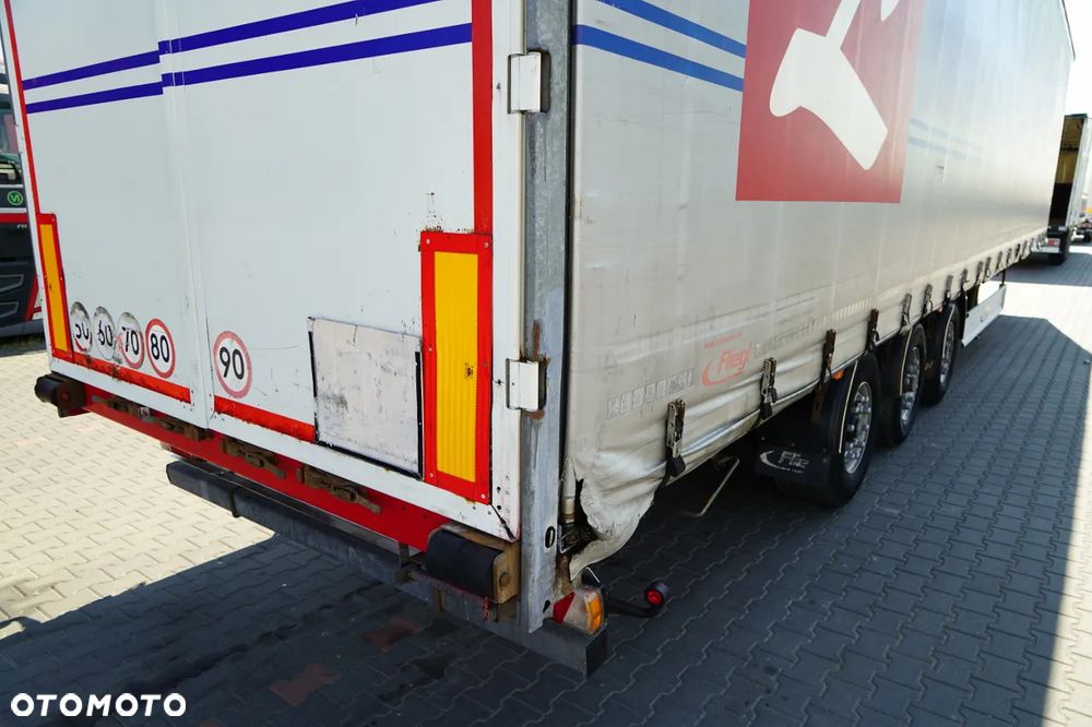 Fliegl / FIRANKA / MEGA / MULDA 7 M / DACH PODNOSZONY / OSIE BPW / - 13