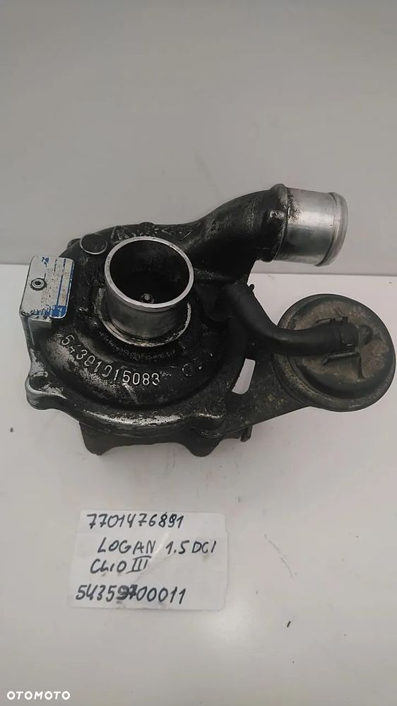 TURBINA 1.5 DCI 90KM CLIO III 507852H301868 54359710011 - 7