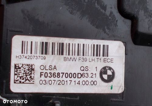 BMW X2 F39 18+ LEWA LED ORYGINAŁ EUROPA - 3