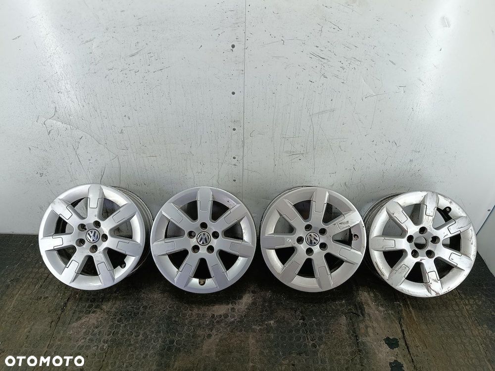 FELGI ALUMINIOWE KOMPLET 15 VW POLO V 6R 5,5JX15H2ET38 - 1