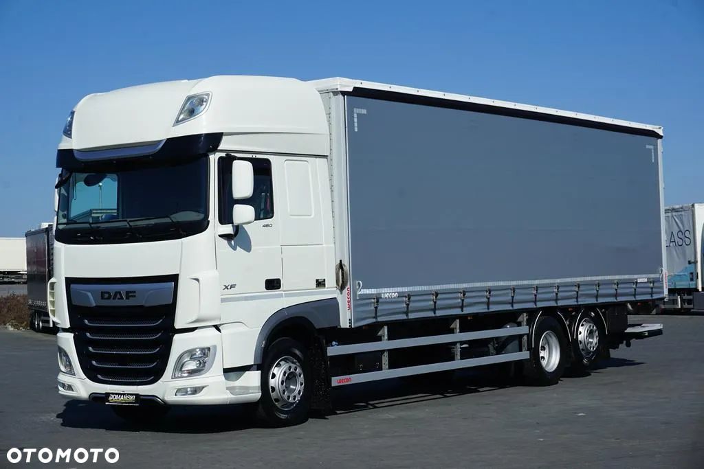DAF XF / 480 / ACC / EURO 6 / SSC / FIRANKA + WINDA / DŁ. 8,9 M / 22 PALETY - 1