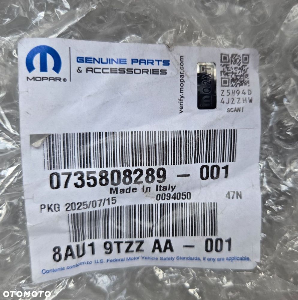 Fiat 500e zderzak tył 735808289 735714165 nowy oryginał - 9