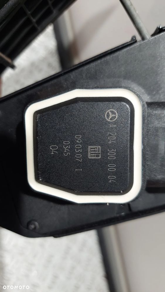 POTENCJOMETR GAZU MERCEDES-BENZ C-KLASA R2007 NR A204000004 - 2