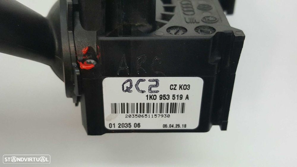 COMANDO DO LIMPA-VIDROS VOLKSWAGEN CADDY KA/KB (2K) LIFE - 5