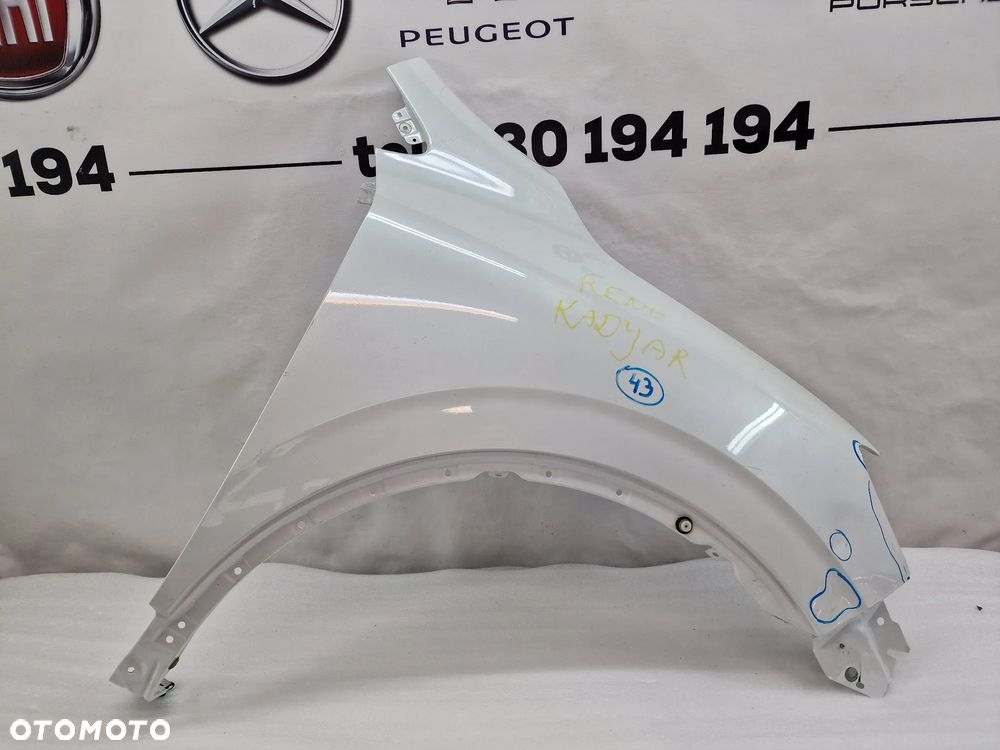 RENAULT KADJAR 15- PRAWY BŁOTNIK PRZEDNI PRZÓD , NR 631000193R , 631000193 R , NR AUKCJI BŁ43 - 1